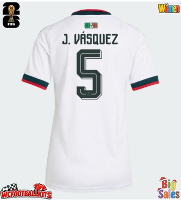 Mexico Johan Vasquez #5 Replica Away Stadium Shirt for Women World Cup 2026 Short Sleeve